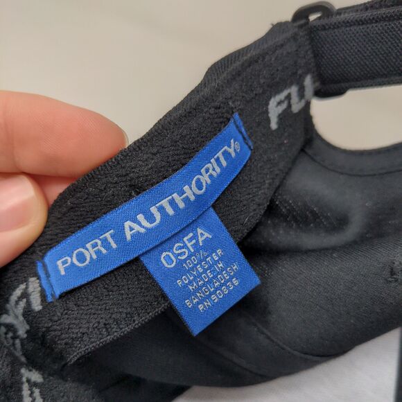 Port Authority Men's Strapback Hat Black OSFA Epic Fat Bike Team Logo - Picture 7 of 7